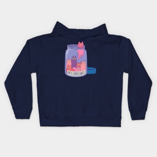 Cats Antidepressants Furry Love in a Bottle - Get Yours And Smile Today Kids Hoodie